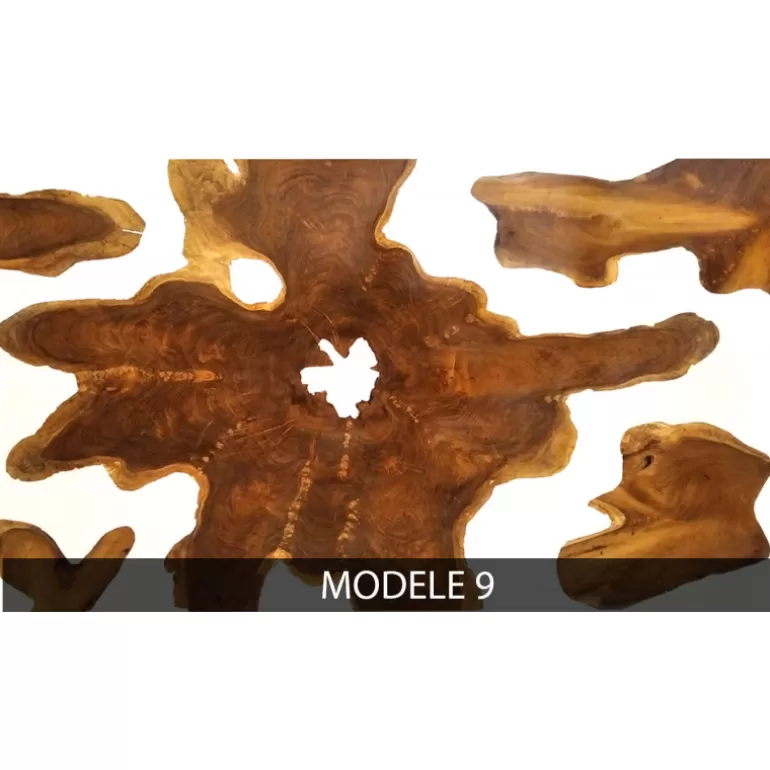 Table basse rectangulaire en bois et résine blanche - Jolane 130x80<Meubles Moss Cheap