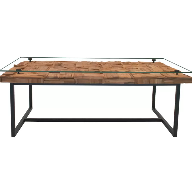 Table basse rectangulaire en bois flotté - Alma 130x80<Meubles Moss Best Sale