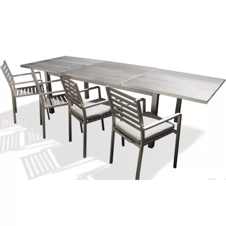 Table de jardin à rallonges en aluminium 3 mètres - Irwan<Meubles Moss Fashion