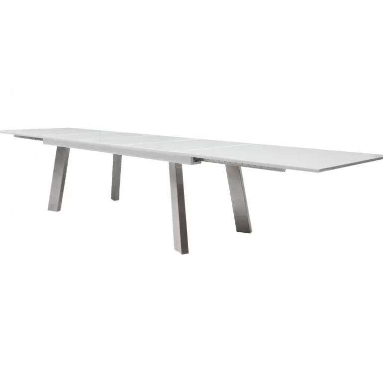 Table de salle à manger extensible 16 personnes laqué - Muonio 220/400x100<Meubles Moss Cheap