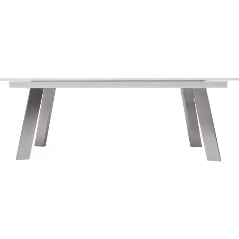 Table de salle à manger extensible 16 personnes laqué - Muonio 220/400x100<Meubles Moss Cheap