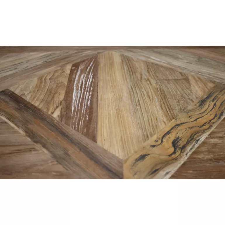 Table de salle à manger style industriel en bois - Kingdom 220x100<Meubles Moss Outlet