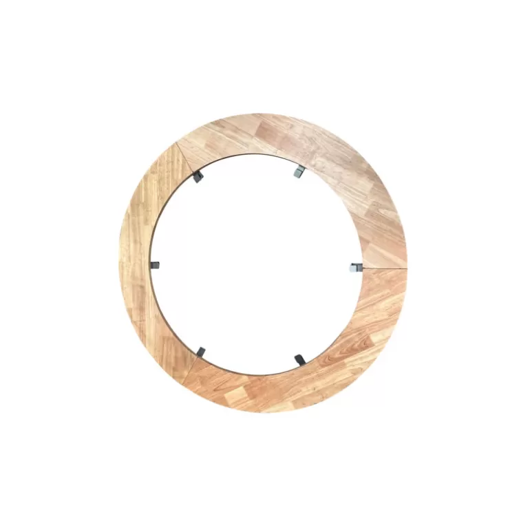 Table ronde en bois pour Brasero - Kamin table brasero<Meubles Moss Shop