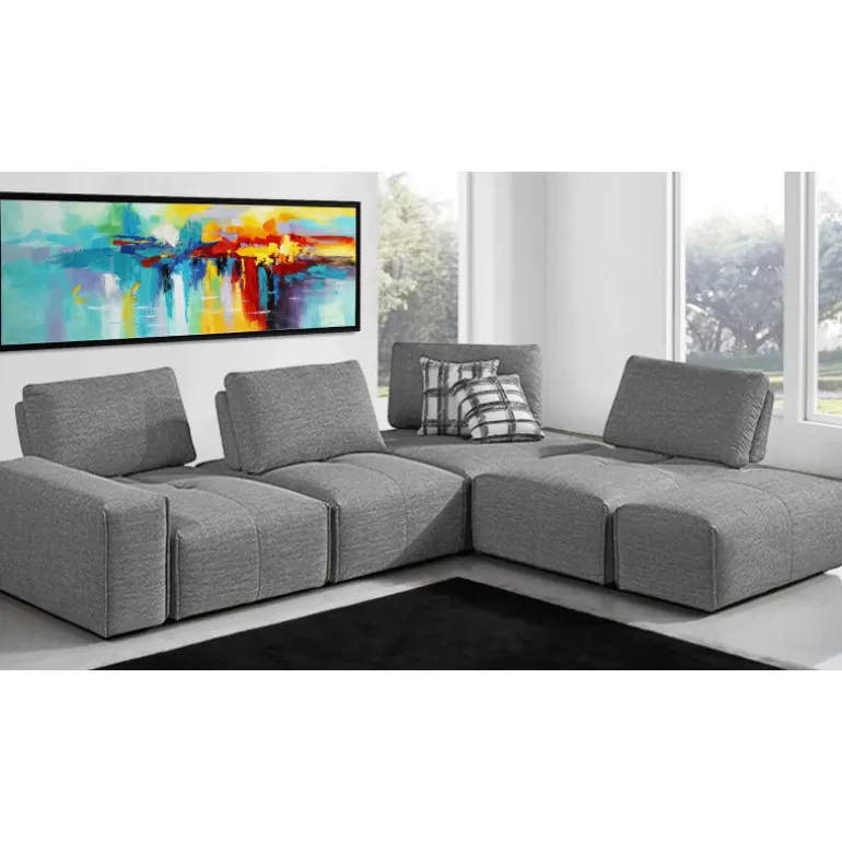 Tableau glossy peinture à l'huile 155x55 cm - Altai<Meubles Moss Store