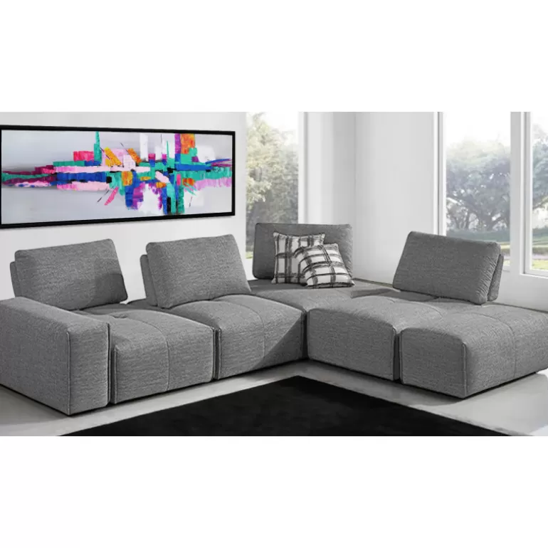 Tableau glossy peinture à l'huile 155x55 cm - Durban<Meubles Moss Best