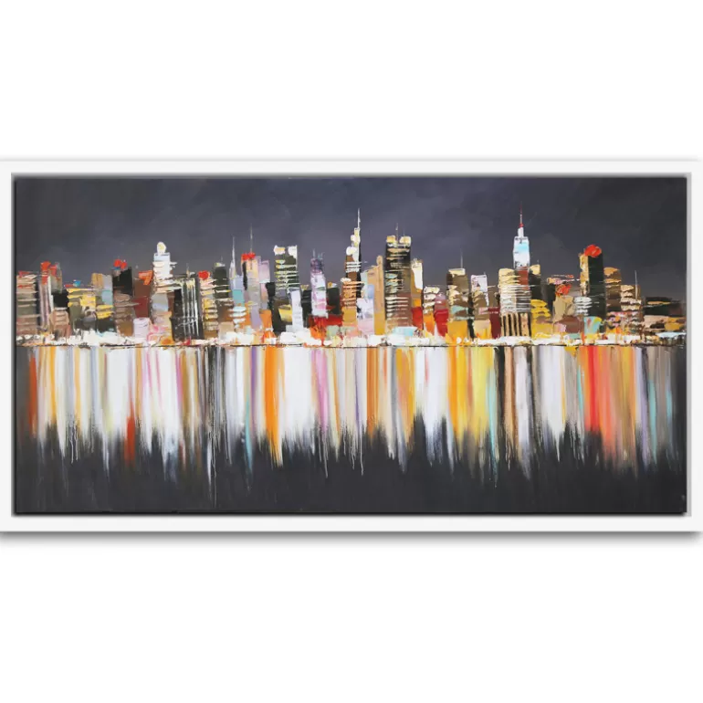 Tableau peinture à l'huile 120x60 cm - Sokal<Meubles Moss Best