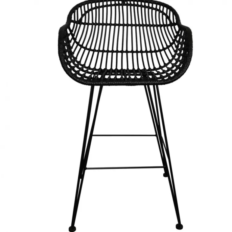 Tabouret de cuisine en rotin intérieur / extérieur - Lombok 65cm<Meubles Moss Best